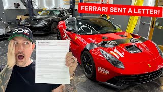 FERRARI’S LEGAL TEAM SENT ME A LETTER ABOUT MY CAR…