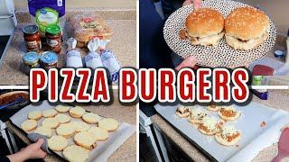 PIZZA BURGERS | simple weeknight meal