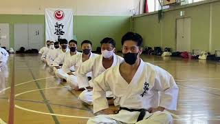 【新極真会】第13回世界大会日本代表候補強化合宿　初日結団式まで　SHINKYOKUSHINKAI KARATE