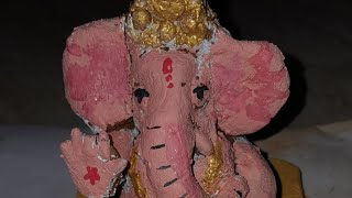 How to do an eco-friendly ganesha|DIY Ganesha|Vinayaka Chaturthi|@mugdhaarts99 |Artist Mugdha