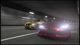 トヨタスープラRZ  東京エクスプレスウェイ・南ルート・外回り　グランツーリスモ®ＳＰＯＲＴ