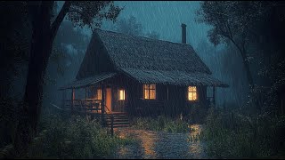 The Secret to Sleep Well with Torrential Rain \u0026 Thunder Growled on a Rickety Tin Roof in the Farm