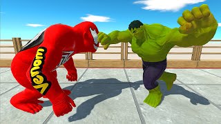 Hulk vs Venom Goro Death Fall - Animal Revolt Battle Simulator