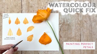 Paint perfect Watercolour petals Every time!