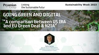 SW23 - A comparison between US IRA and EU Green Deal & NZIA