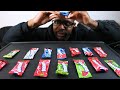 asmr eating airheads candy mini bars assorted flavors asmr ty mukbang