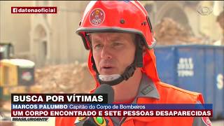 SP: Bombeiros procuram vítimas em prédio que desabou