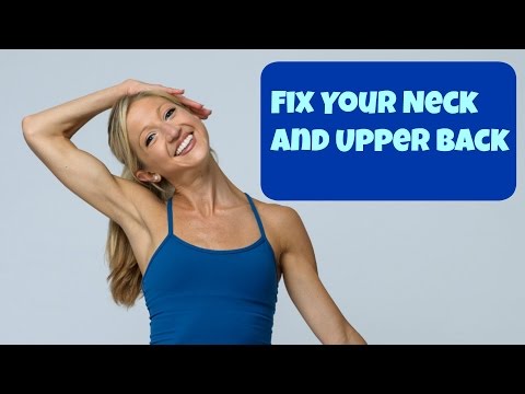 Neck Pain Relief Video! Stretches to relieve Tension and Stress in Your Upper Back and Neck Neck Pain Relief Video! Stretches to relieve Tension and Stress in Your Upper Back and Neck