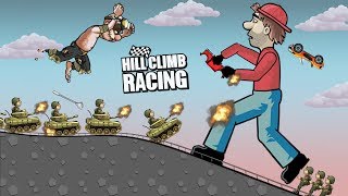 Hill Climb Racing 2 - Attack on GIANT BILL NEWTON (Funny Moment)