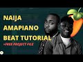 Amapiano fl studio tutorial 2021 | Free project File