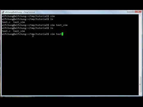 vim Tutorial 1 - open, quit vim, save and quit without saving ... vim Tutorial 1 - open, quit vim, save and quit without saving ...