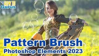 Photoshop Elements 2023 What's New Features Pattern Brush Guided Edit