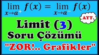 LİMİT ZOR SORU ÇÖZÜMÜ | GRAFİKTE LİMİT BULMA