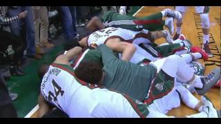 Khris Middleton game-winner buzzer-beater three-pointer: Miami Heat at Milwaukee Bucks