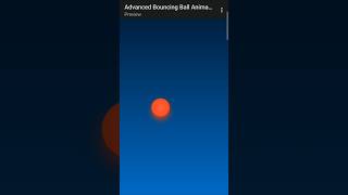 Interactive Bouncing Ball Animation | Advanced HTML, CSS & JavaScript Tutorial