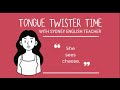 Tongue Twister Fun: English Pronunciation Practice - She sees cheese