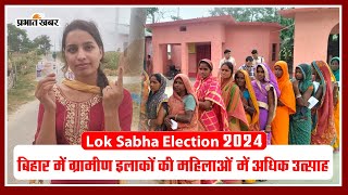 Loksabha Election 2024 : ग्रामीण इलाकों की महिलाओं में अधिक उत्साह, देखिए विडियो