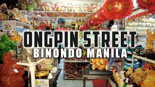 [4K] BINONDO PHILIPPINES Feat. ONGPIN STREET! Inside Lucky Charms Shop \u0026 Tasty Dumplings!