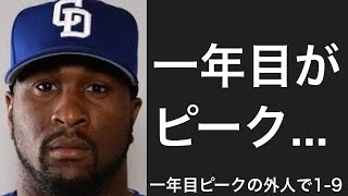 来日初年度がキャリアハイだった助っ人で1-9