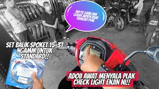 MASALAH PERTAMA LCV8!! Kenapa CHECK ENJIN Menyala? 😂 | SPOKET SETUP 15-37 TERBAIK UNTUK LCV8 🚀