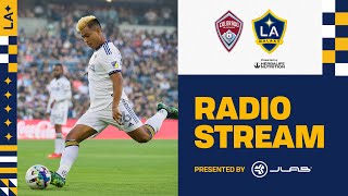 RADIO STREAM: Colorado Rapids vs. LA Galaxy presented by JLAB