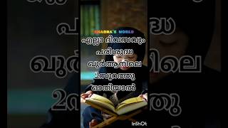 എല്ലാ ദിവസവും പരിശുദ്ധ ഖുർആനിലെ രണ്ട് സൂറത്ത് ഓതിയാൽ ✨🤲#islamic #shortsvideo....