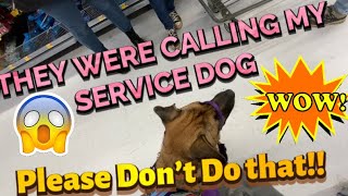 😱3 KIDS CALLED MY SERVICE DOG TO THEM!!!!🙈