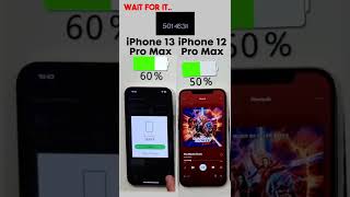 iPhone 13 Pro Max vs. iPhone 12 Pro Max Battery Test 🔋Subscribe for more 👋🏼