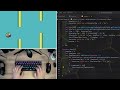 ASMR Programming - Coding Flappy Bird Game - No Talking