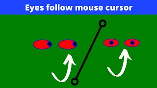 eyes follow mouse cursor using HTML CSS and JavaScript || html || css || JavaScript || #futureexam
