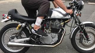 SR400 ボアアップ フルチューン カスタム車 エンジン始動動画 ＯＶＥＲスイングアーム付♪