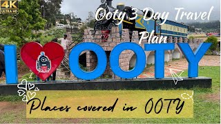 ஊட்டி பயணம் |Ooty Tourist Places|3 Day Ooty Trip Plan | Places to see around Ooty |Ooty Trip| #ooty