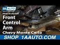 How to Replace Control Arm & Ball Joint 00-07 Chevy Monte Carlo