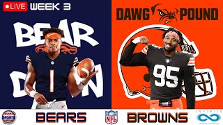 Chicago Bears vs Cleveland Browns: Week 3: Live NFL Game