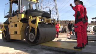 Demonstrating tuffbau tuffsetG rapid stength gain pavement mortar