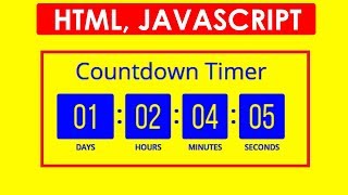 [Hindi] How to Create countdown timer using HTML, Javascript