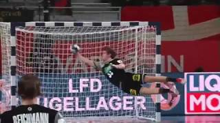 Insane save During Germany Vs Denmark Handball Match | Skyline Sports