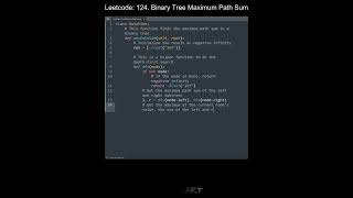 Leetcode 124. Binary Tree Maximum Path Sum in Python | Python Leetcode | Python Coding Tutorial
