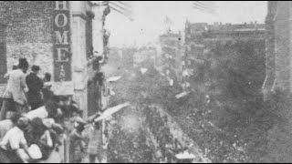 Animated Time-Lapse Photos Of A Parade For Japanese Diplomats Along Broadway In New York City (1860)