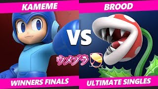 Umebura SP4 SSBU - R2G | Kameme (Mega Man, Wario) Vs. Brood (Piranha Plant) Ultimate Winners Finals