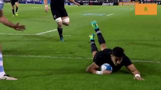 ラグビー ニュージーランドオールブラックス アタックムーブ　ラインアウトから一発で取り切るサインプレー　All Blacks Excellent attack move