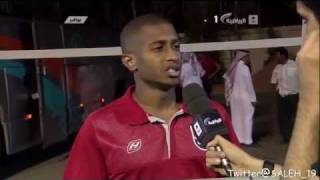 تصريح لاعب الرائد ناجي مجرشي ( الاهلي Vs الرائد )