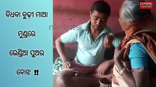 NK NEWS Nayagarhkhabar | Nayagarh news today | Nuagaon news | ବିଧବା ବୁଢ଼ୀ ମାଆ ମୁଣ୍ଡରେ ଭେଣ୍ଡା ପୁଅର..