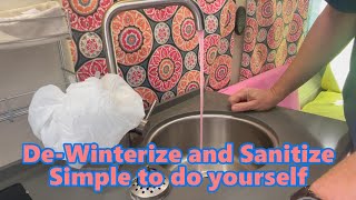 Unbelievably Simple Way to De-Winterize \u0026 Sanitize Your Coachmen - You Won't Believe How Easy it Is!