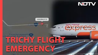 Air India Express Flight Lands | Flight From Trichy To Sharjah | Air India Express Flight Emergency