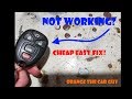 How to Fix Unresponsive/Worn GM Key Fob 2005-2010 (Chevy, Buick, Pontiac, GMC, etc.)