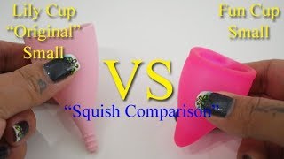 Lily Cup Original vs Fun Cup SM \