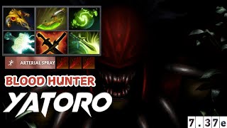 Yatoro Bloodseeker Blood Hunter Rage - Top Ranked Match- 7.37c Dota 2