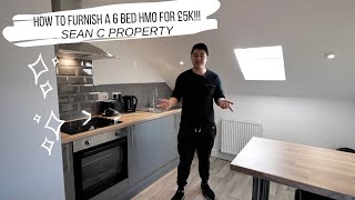 Furnishing a 6 Bed HMO for £5,000!! Sean C Property