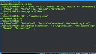 Programming Ruby 07 -- Hash Ops